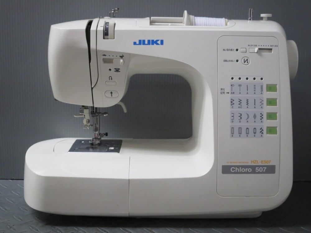 家庭用ミシン　JUKI Chloro507 HZL-E507 ☆ JUKI ミシン クロロ（Chloro）507 修理必要 - メルカリ