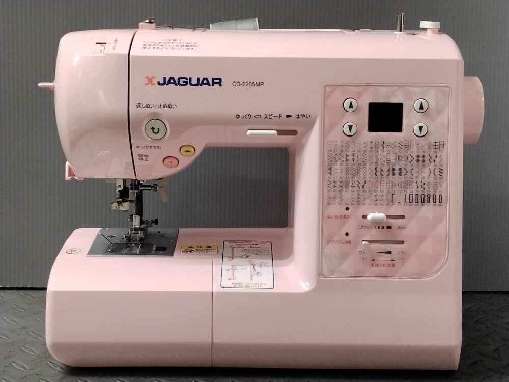 ジャガーミシン　CD-2205w JAGUAR CD-2205W 電動ミシン 家庭用 コンパクト シンプル操作 - メルカリ